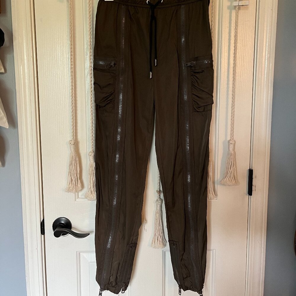 LN LF The Brand Nylon Zipper Joggers XS